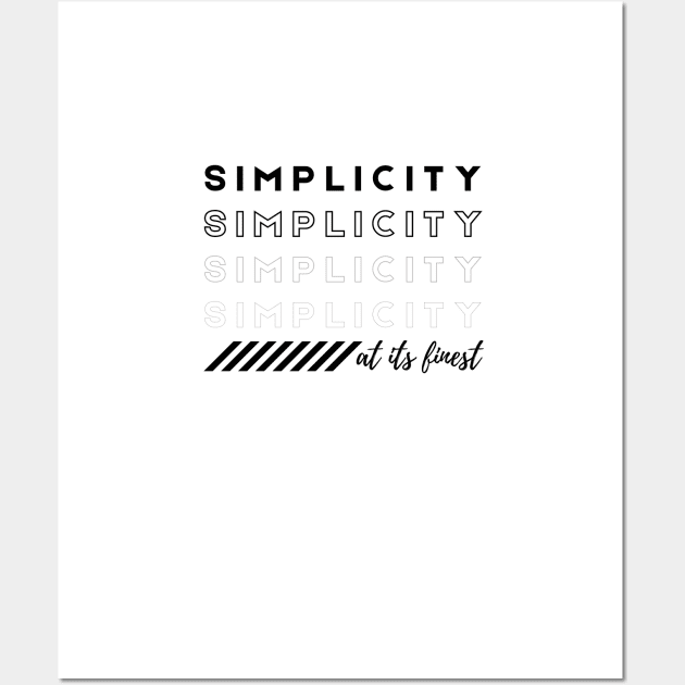 Simplicity Wall Art by vnscrpn